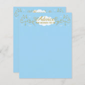 Kaart "Castle in the Sky" van baby shower Advice (Voorkant / Achterkant)