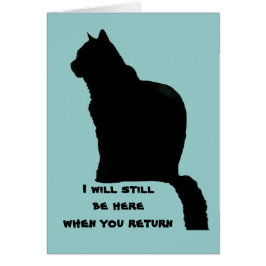 Kaart - Cat Silhouette