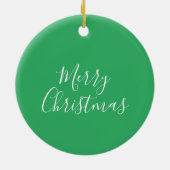 Kaart Catalogus met krans - Personaliseren Keramisch Ornament (Achterkant)