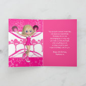 Kaart Cheerleader van de Verjaardag van Stephanie (Binnen)