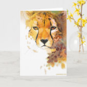 Kaart - Cheetah! (Gele Bloem)