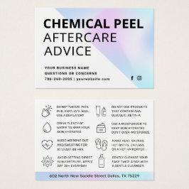 Kaart Chemische Peel Aftercare
