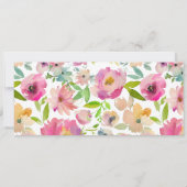 Kaart Chic Wedding Color Swatch (Achterkant)