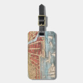 KAART: CHICAGO, c1857 Bagagelabel (Voorkant verticaal)