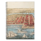 KAART: CHICAGO, c1857 Notitieboek (Voorkant)