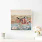 KAART: CHICAGO, c1857 Vierkante Klok (Huis)