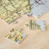 KAART: CHINA, 1910 LEGPUZZEL (Zijkant)