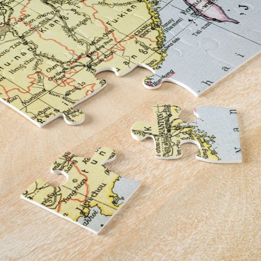 KAART: CHINA, 1910 LEGPUZZEL (Zijkant)