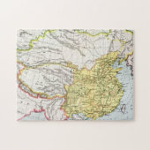KAART: CHINA, 1910 LEGPUZZEL (Horizontaal)