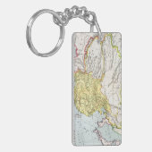 KAART: CHINA, 1910 SLEUTELHANGER (Voorkant Links)