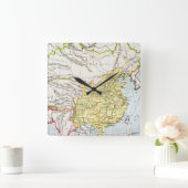 KAART: CHINA, 1910 VIERKANTE KLOK (Huis)