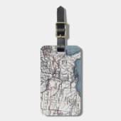 KAART: CIVIL WAR, 1861 BAGAGELABEL (Voorkant verticaal)