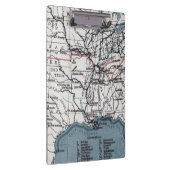 KAART: CIVIL WAR, 1861 KLEMBORD (Rechts)