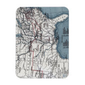 KAART: CIVIL WAR, 1861 MAGNEET (Verticaal)