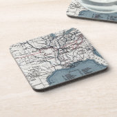 KAART: CIVIL WAR, 1861 ONDERZETTER (Linkerzijde)