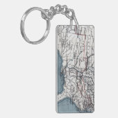 KAART: CIVIL WAR, 1861 SLEUTELHANGER (Voorkant Links)