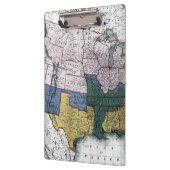 KAART: CIVIL WAR, 1864 KLEMBORD (Links)