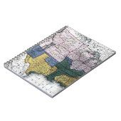 KAART: CIVIL WAR, 1864 NOTITIEBOEK (Linkerzijde)