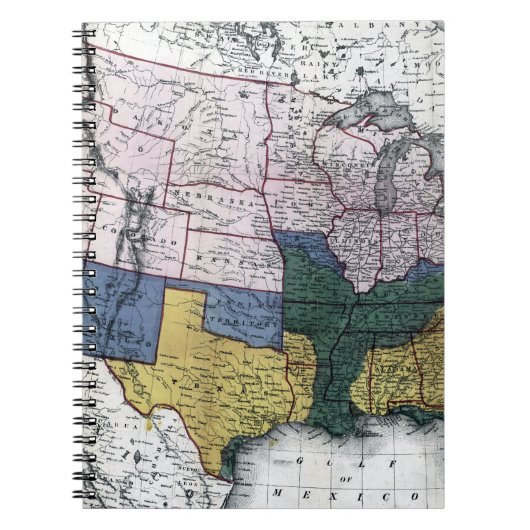 KAART: CIVIL WAR, 1864 NOTITIEBOEK (Voorkant)