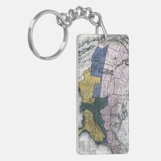 KAART: CIVIL WAR, 1864 SLEUTELHANGER (Voorkant Links)