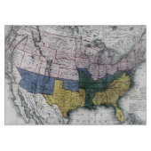 KAART: CIVIL WAR, 1864 SNIJPLANK (Voorkant)