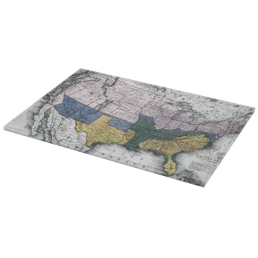 KAART: CIVIL WAR, 1864 SNIJPLANK (Hoek)