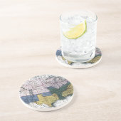 KAART: CIVIL WAR, 1864 ZANDSTEEN ONDERZETTER (Zijkant)