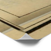  kaart Coimbra Portugal (1913) Poster (Hoek)