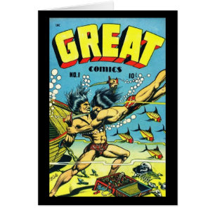 Kaart Comic Book Hoesjes Vintage