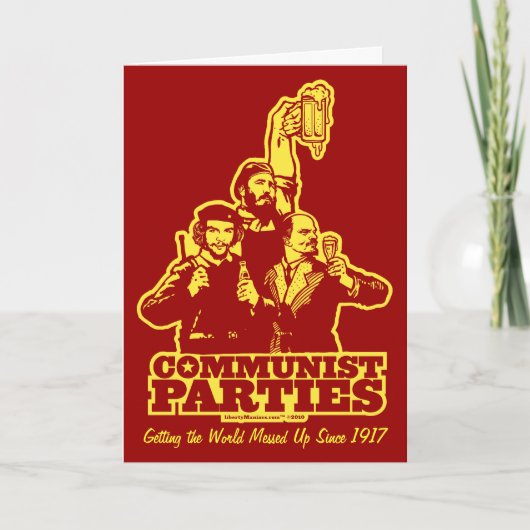 Kaart communistische partijen (Voorkant)