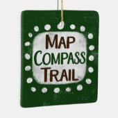Kaart Compass Trail Ornament (Rechts)