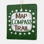 Kaart Compass Trail Ornament (Links)