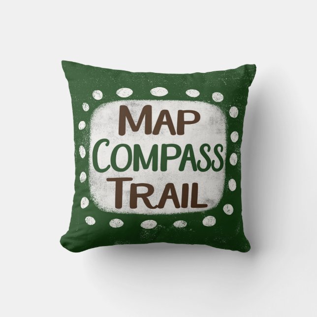 Kaart Compass Trail Sierkussen (Voorkant)