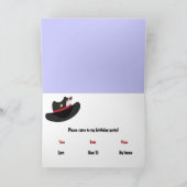 Kaart Cowboy party-uitnodiging (Binnen)