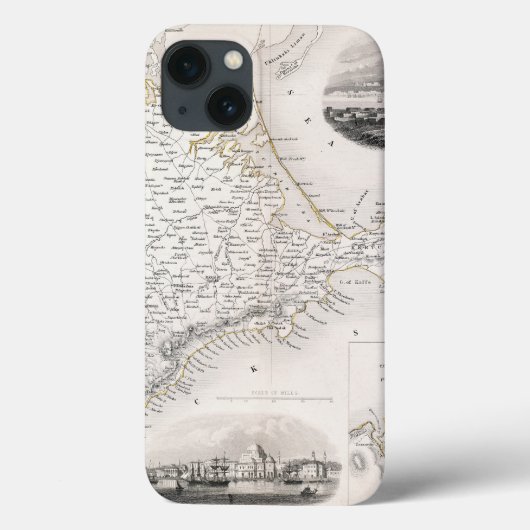 KAART: CRIMEA, c1855 Case-Mate iPhone Case (Achterkant)