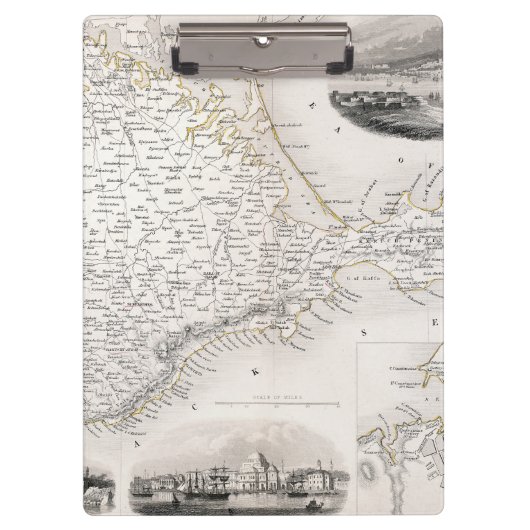 KAART: CRIMEA, c1855 Klembord (Voorkant)