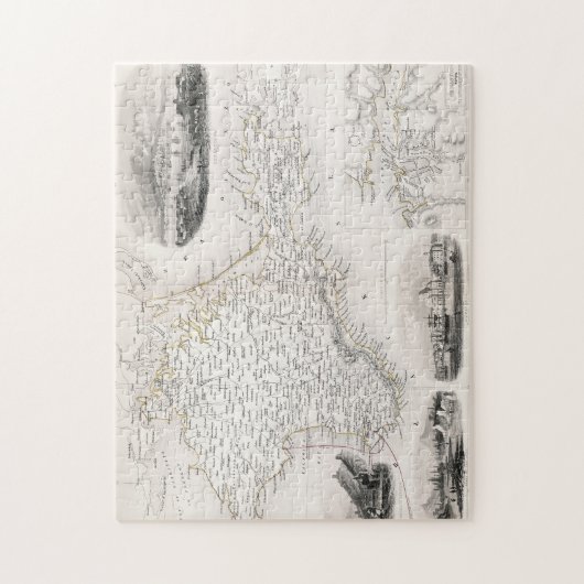 KAART: CRIMEA, c1855 Legpuzzel (Verticaal)