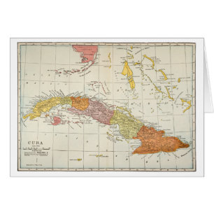 KAART: CUBA, 1900