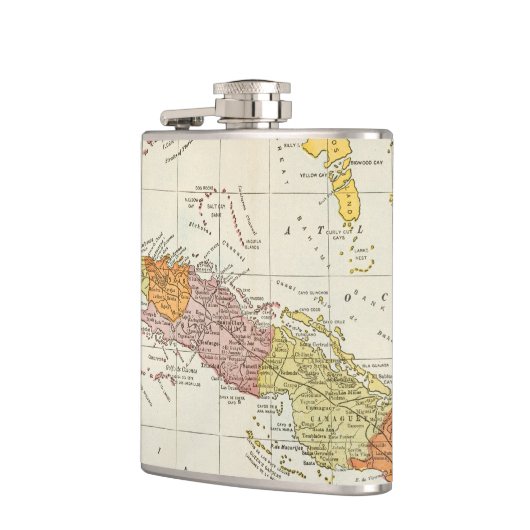 KAART: CUBA, 1900 HEUPFLES (Links)