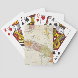 KAART: CUBA, 1900 POKERKAARTEN