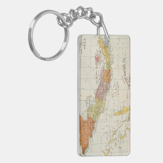 KAART: CUBA, 1900 SLEUTELHANGER (Voorkant Links)