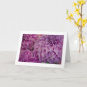 Kaart, "Dahlia # 151" Kaart (Gele Bloem)