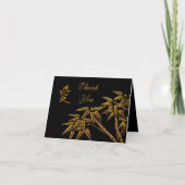 Kaart Dank u Kaarten Aziatische Bamboe Liefdessymb (Voorkant)