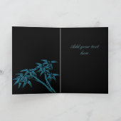 Kaart Dank u Kaarten Aziatische Bamboe Liefdessymb (Binnen)