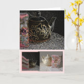 Kaart - de Boeken en de Thee van Teddyberen (Gele Bloem)