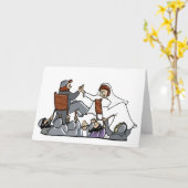 Kaart: De Dans van de stoel Kaart (Gele Bloem)