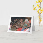 Kaart, de Dansers van het Mes, # 141 Kaart (Gele Bloem)