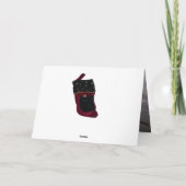 Kaart: De Droom van de Rat van Kerstmis komt Waar! Feestdagen Kaart (Achterkant)