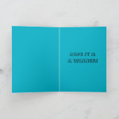 Kaart de "Gelukkige B.day" van broccoli van Bruno (Binnen)