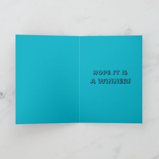 Kaart de "Gelukkige B.day" van broccoli van Bruno (Binnen)